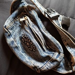 Vintage Jean Fanny Pack
